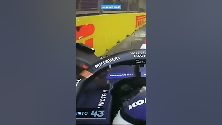 Franco Colapinto crash in FP1