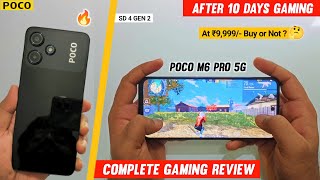 POCO M6 PRO 5G GAMING TEST AFTER 10 DAYS⚡POCO M6 PRO 5G FREE FIRE TEST, FF GAMEPLAY|GAMING PHONE 10K