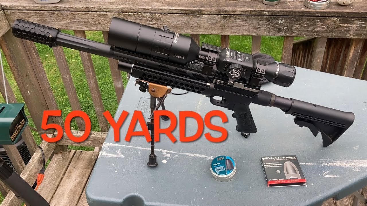 Umarex Notos тестирует пули на дистанции 50 ярдов