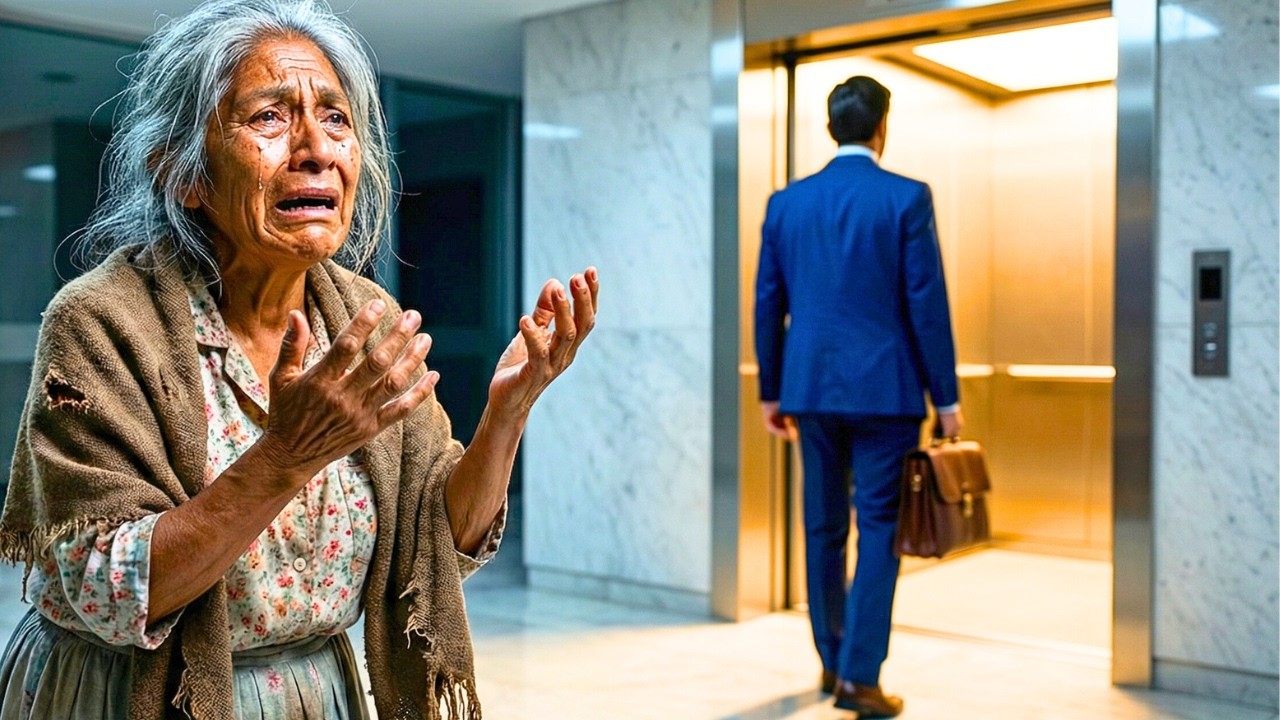 Hijo ABANDONA a su madre en la MISERIA… y un boleto antiguo la vuelve rica