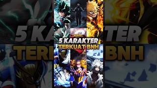 5 karakter terkuat di Boku no Hero. Ada favorit kalian? 🔥 #bokunoheroacademia #myheroacademia