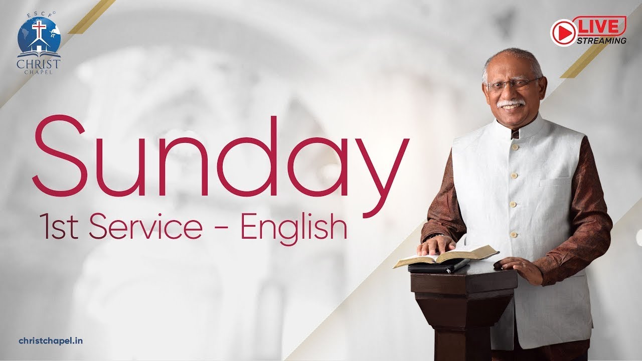 Sunday - 1st Service - English | LIVE | Rev. V. P. Isaac | 14th Sept 2025