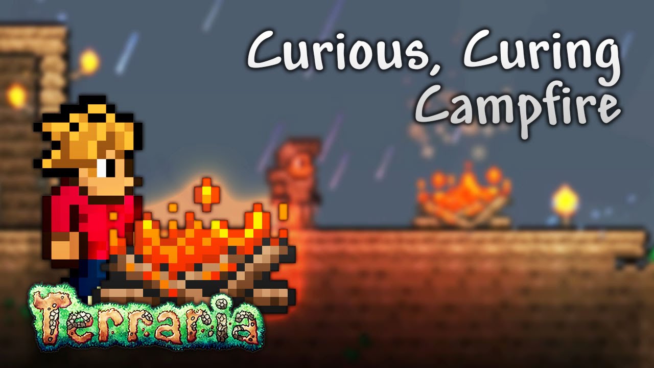 Terraria Let's Play Curious, Curing, Campfire [3] YouTube