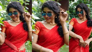 Sakshi Agarwal Latest Hot Saree Images Collections 2024 Actresses Hot Vertical Close Up Video