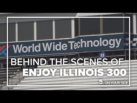Behind-the-scenes tour of World Wide Technology Raceway ahead of Enjoy Illinois 300