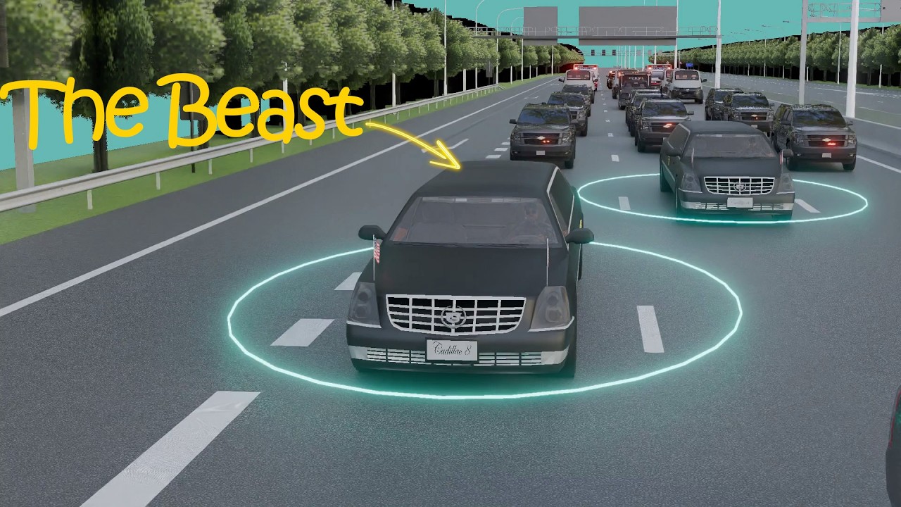 The 15 specialized vehicles in the US Presidential Motorcade explained...