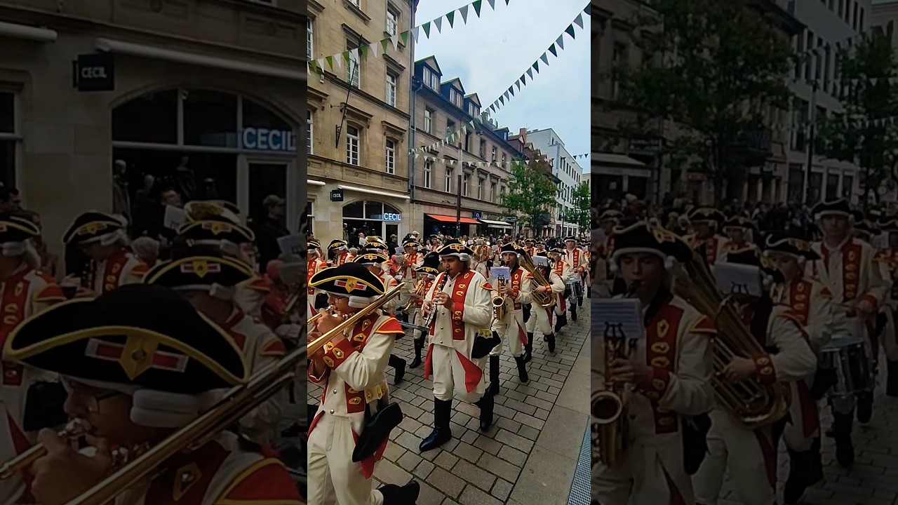 „Fanfarenzug voller Power – Trompeten & Trommeln im perfekten Rhythmus! 🎺🥁🔥“