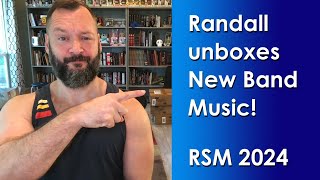 Randall Standridge Music 2024:  Unboxing the new Band music (with sweat soaked hair!)