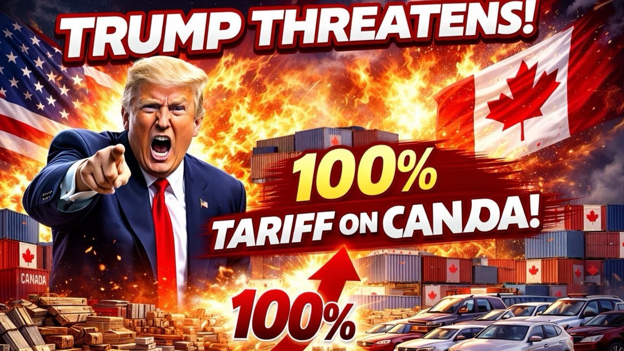 Trump Warns Canada: 100% Tariffs Possible