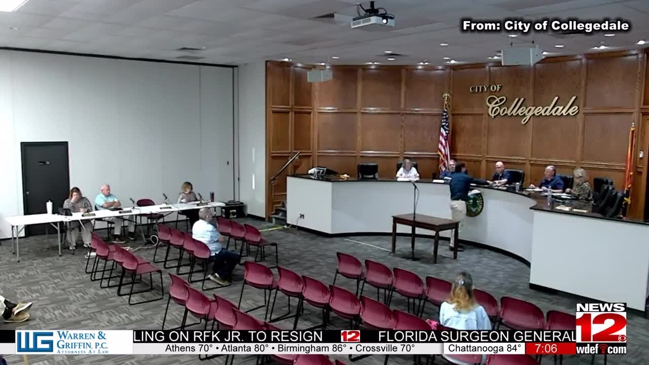 Collegedale's city manager resigns during commission meeting