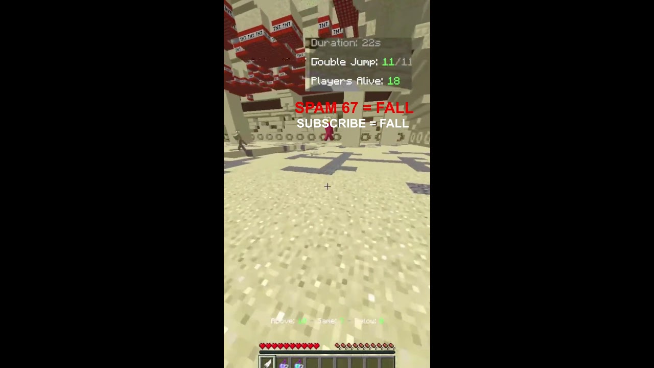 Minecraft TNT Run