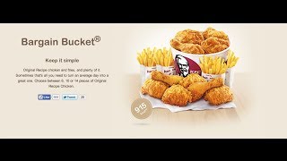 KFC Bargain Bucket Review