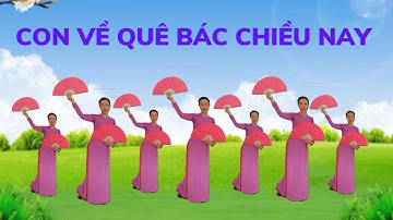 Múa Quạt 🌺 CON VỀ QUÊ BÁC CHIỀU NAY. Ngày 19/5(link hướng dẫn nhấp chữ v).Dân Vũ Cha Cha