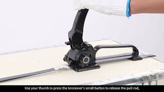 How to Use the Steel Strapping, 5/8 in x 0.020 in, 492 ft Roll