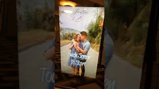 Magic Mirror photo booth custom start screen