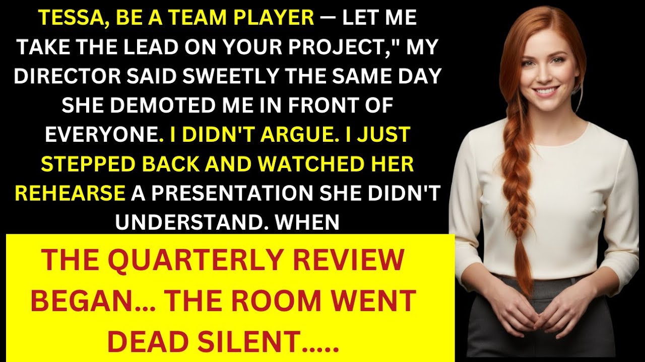 My Director Took Credit for My Project, Then Demoted Me --But During..