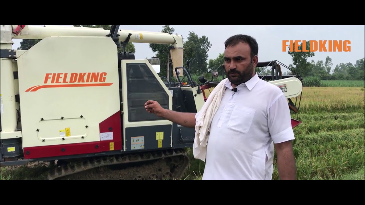 Fieldking Multi Crop Harvester Best Combine Harvester In India YouTube