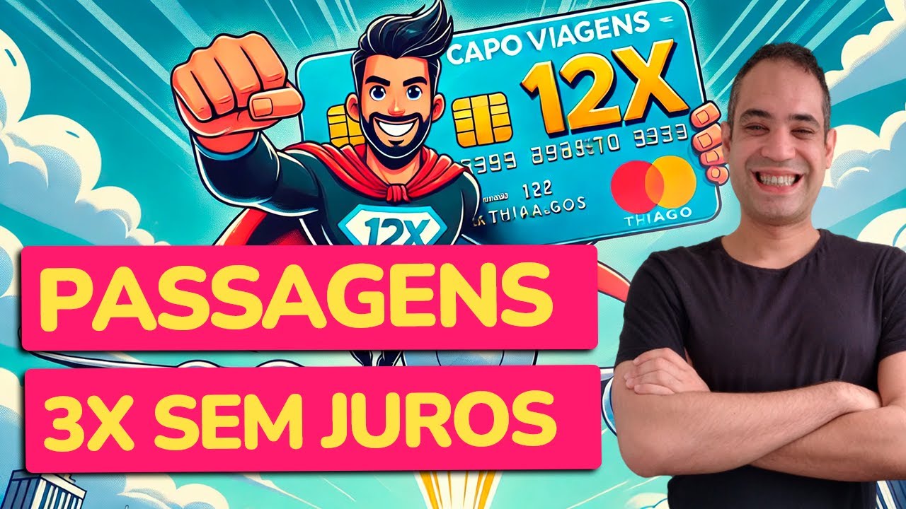 💳 Passagem aérea parcelada em 3x SEM JUROS (Pouca gente sabe!)
