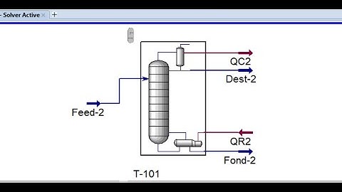 Simulacion para Destilación multicomponente-Ejemplo Mezcla de hidrocarburos-Aspen HYSYS V10