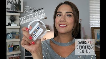 UNBOXING / REVIEW ▹ Sabrent 3 Port Hub With Card Reader | Vanelicious