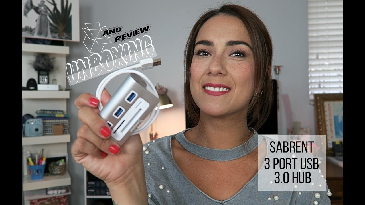 UNBOXING / REVIEW Sabrent 3 Port Hub With Card Reader Vanelicious