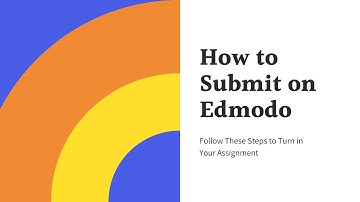 How to Submit Your Assignment on Edmodo