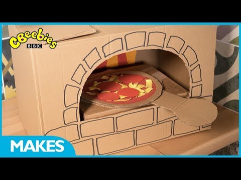CBeebies Makes  Make a cardboard box Pizza Oven! 