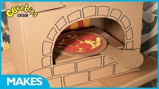 Cbeebies Makes Make A Cardboard Box Pizza Oven