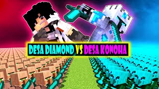 100.000 VILLAGER VS 100.000 VILLAGER FROS DIAMOND KUASAI DESA KONOHA DI MINECRAFT FULL EPISODE !