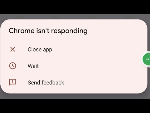 How to fix chrome isn't responding problem on Android 13 ft pixel phone