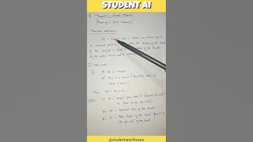 Class 10th|Math|Important Questions|Tangents and secants to circles|Telangana Stateboard| Student AI