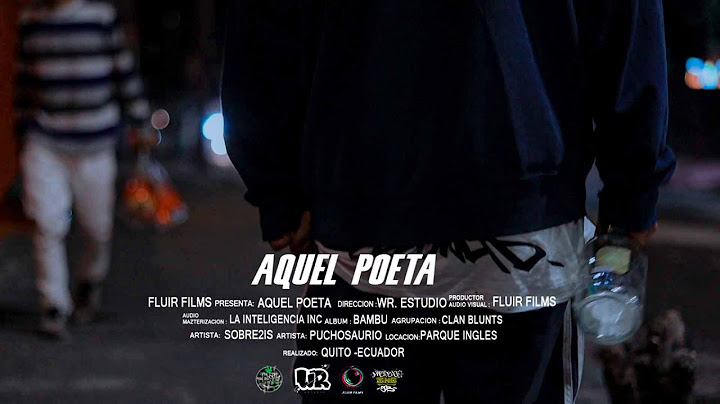 Aquel Poeta 🖋️  CLAN BLUNT'S 🔥 | OFICIAL VIDEO |