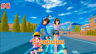 3 sepupu episode 8||drama sakura school simulator