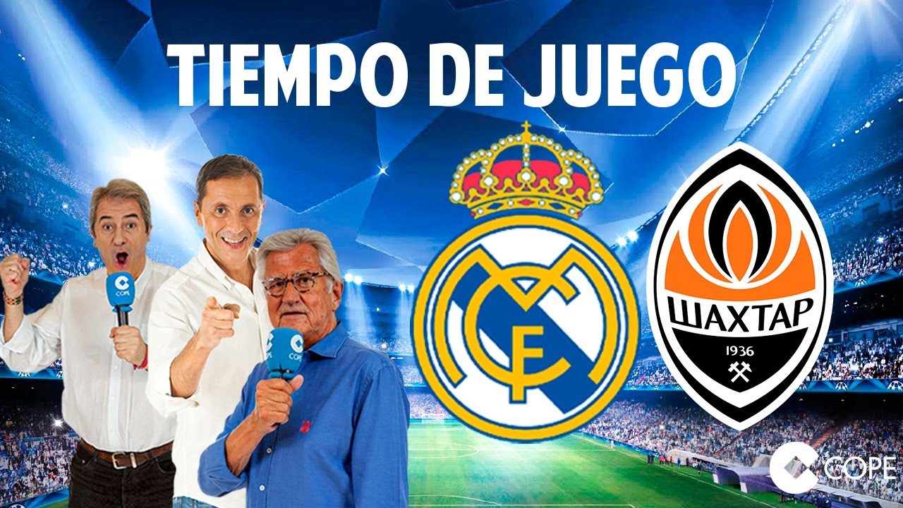 Directo del Real Madrid 2-1 Shakhtar en Tiempo de Juego COPE - YouTube