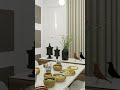 New classical open kitchen dining living space design #home #house #viral #viralvideo #reels #reel