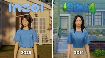 inZOI vs The Sims 4 - Details Comparison