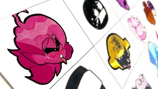Drawing DANGER ICONS HD [FRIDAY NIGHT FUNKIN'] PART 1