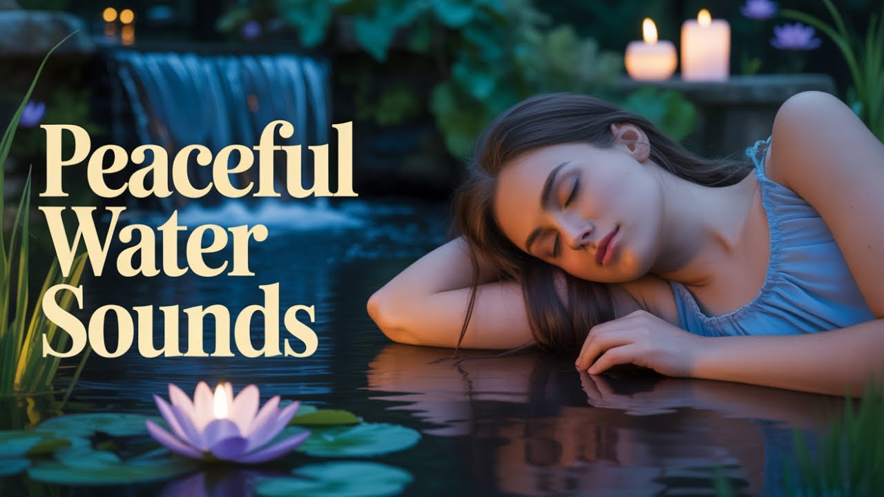 Relaxing Sleep Music + Magical Lotus Garden 🌿 Calming Music to Eliminate Stress & Insomnia