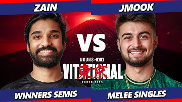 Nounsvitational 2025 TOP 8 - Jmook (Sheik) Vs. Zain (Marth) Smash Melee - SSBM