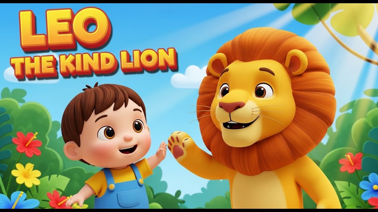 Leo the Kind Lion 🦁💛✨ | Heartwarming Kids Story About Kindness & Friendship 🌈📚