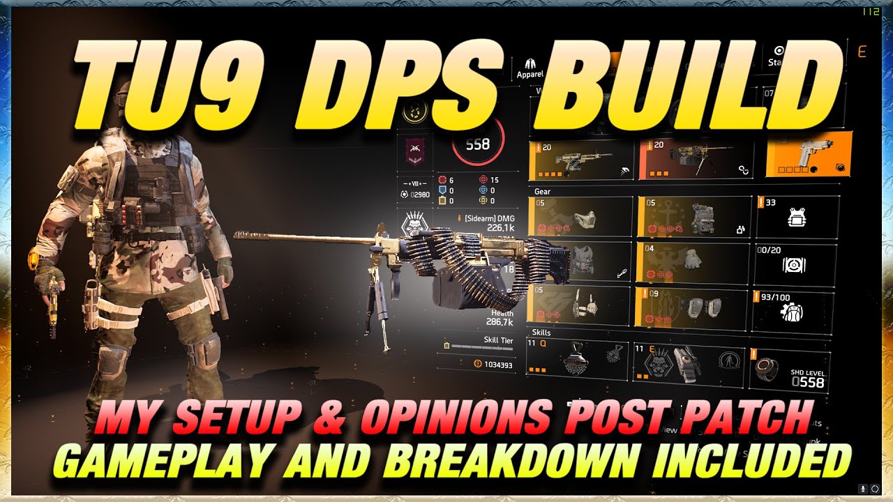 TU9 DPS BUILD HEROIC MISSIONS EZ! | The Division 2