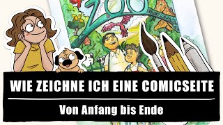 Wie zeichne ich eine Comicseite – von Anfang bis Ende