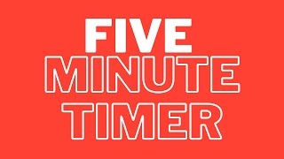 5 Minute Timer (Red)