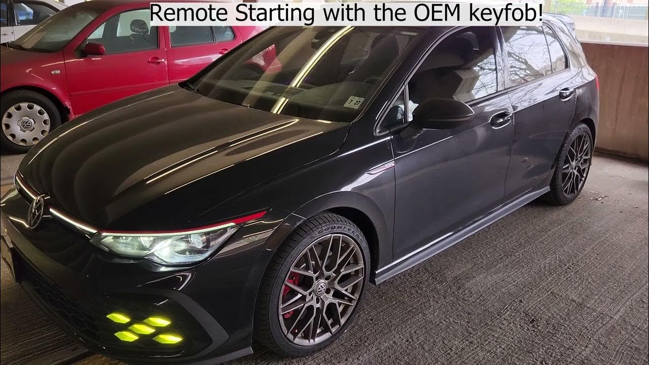 US MK8 2022 Golf GTI Remote Starter Demo (w/ Manual Transmission Bypass