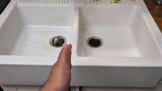 KOHLER K 6426 0 Whitehaven Farmhouse Smart Divide Self Trimming Undermount Apron Front Double Bowl