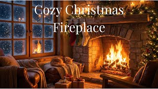 Cozy Christmas Ambience – Fireplace Crackling, Sleeping Cat & Gentle Clock Ticking (3 Hours) screenshot 2