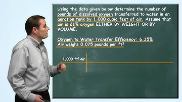 Problem Solved: Oxygen Transfer to Water - Wastewater Math