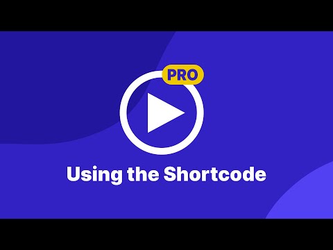 Using the Shortcode in Video Background Pro
