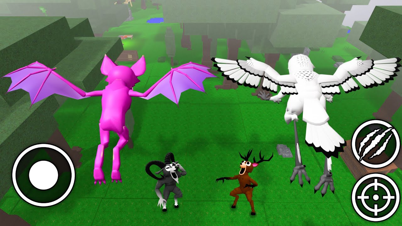 Playing as OWL and BAT in 99 Nights in the Forest