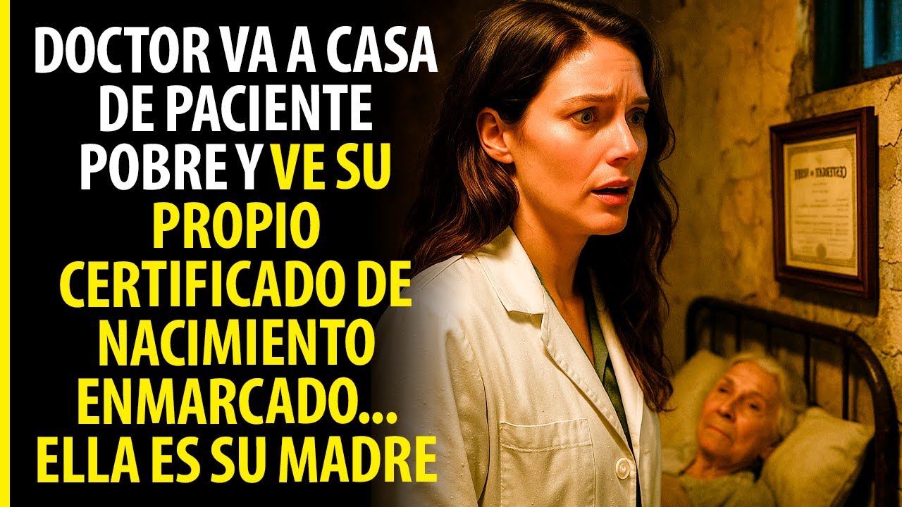 DOCTOR VA A CASA DE PACIENTE POBRE Y VE SU PROPIO CERTIFICADO DE NACIMIENTO... ELLA ES SU MADRE